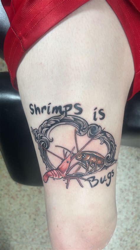 shrimps is bugs tattoo